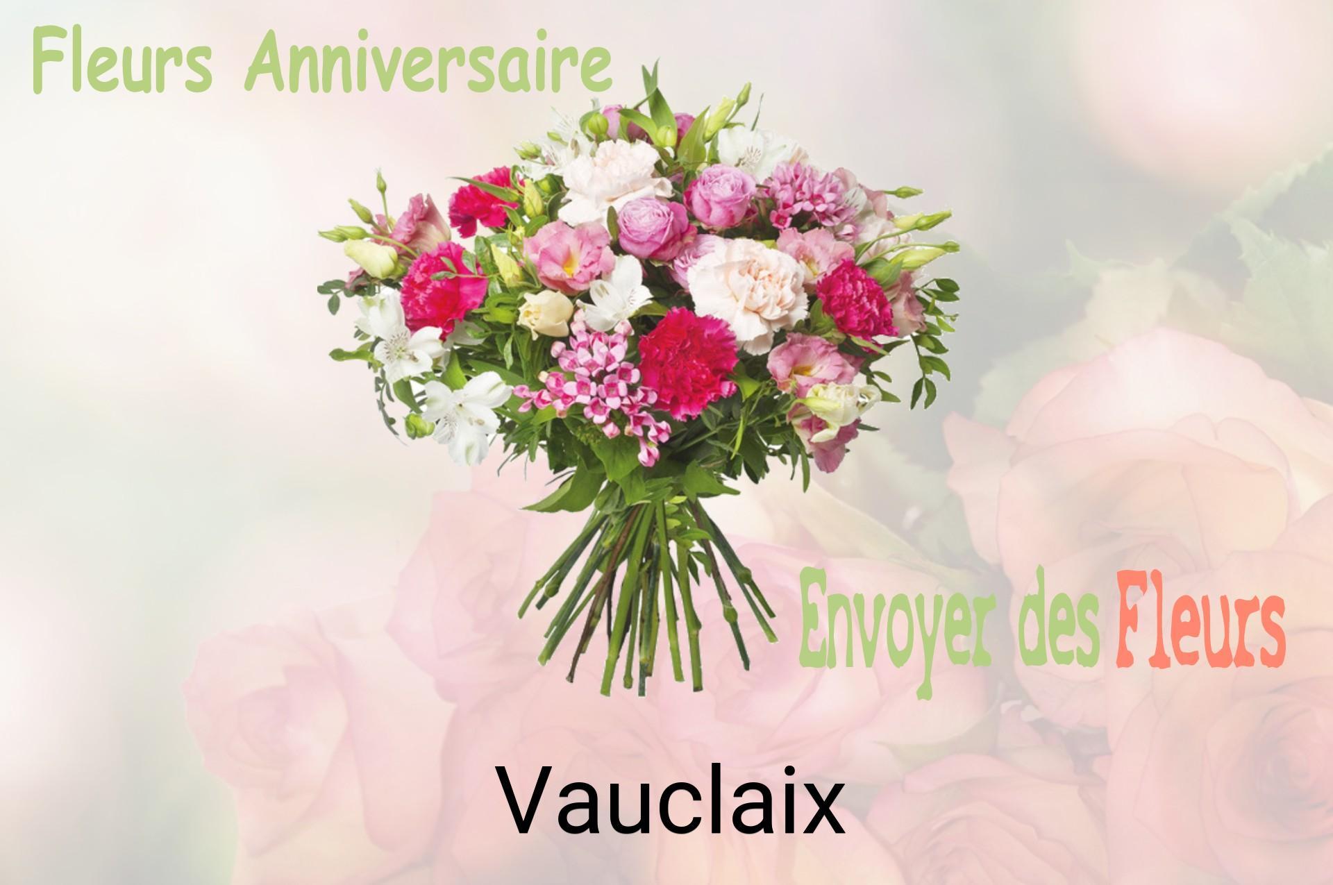 Bouquet de fleurs d’anniversaire livré à Vauclaix